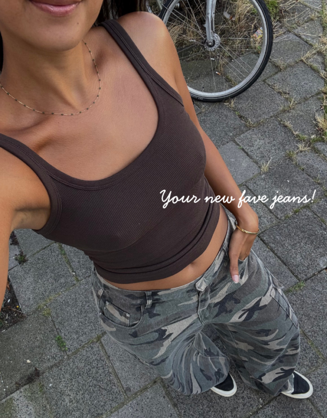 camo jeans