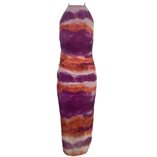 Tie Dye Dress Purple/Orange