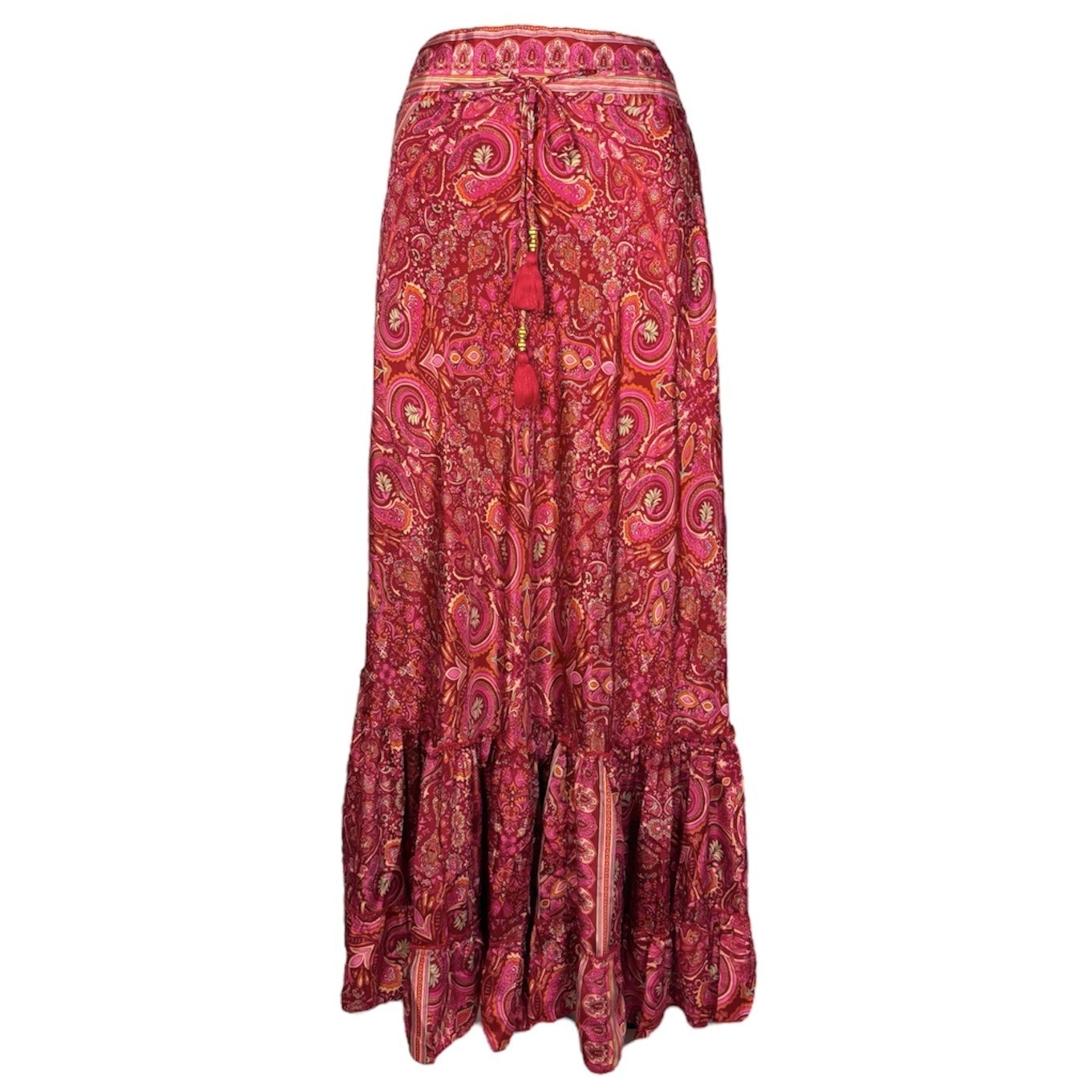 Gaia Bohemian Skirt Pink/Red
