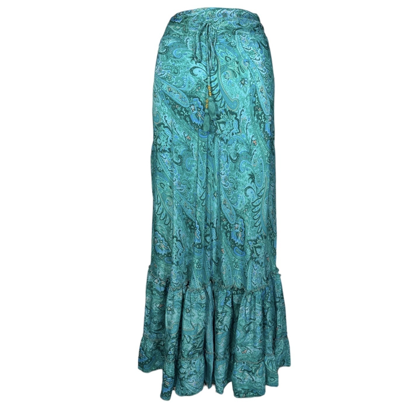 Gaia Boho Skirt Aqua/Blue