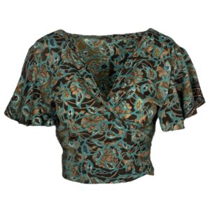 Bohemian Wrap Top Noe Brown