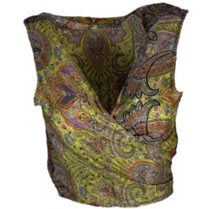 Nala Bohemian Wrap Top Lime Green