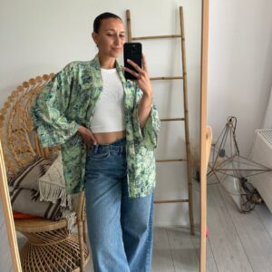 Bohemian Kimono Short Mint