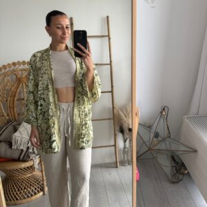 Bohemian Kimono Short Green/Pistache