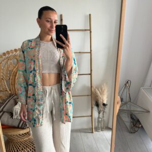 Bohemian Kimono Short Colorful