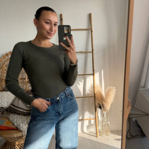 Zara Basic Rib Top LS