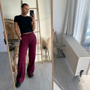 Georgeanne Pants Burgundy
