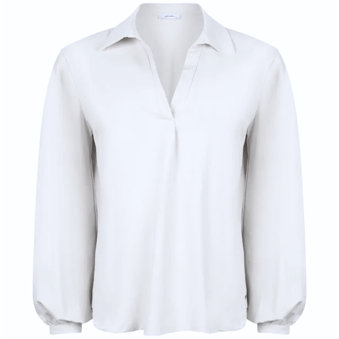 Ambika Traveller Blouse White