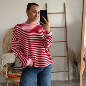 Pien Sweater Pink/Red