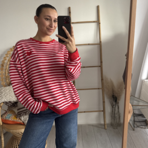 Pien Sweater Pink Red