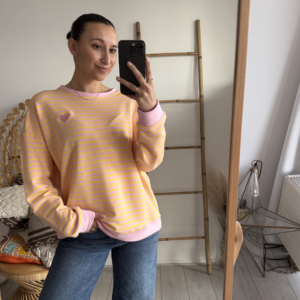 Pien Stripe Top Yellow/Pink