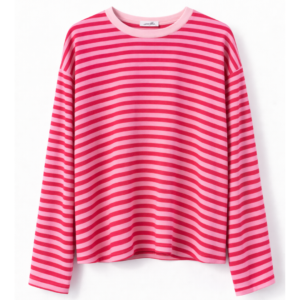 Pien Stripe Top Fuchsia/Pink