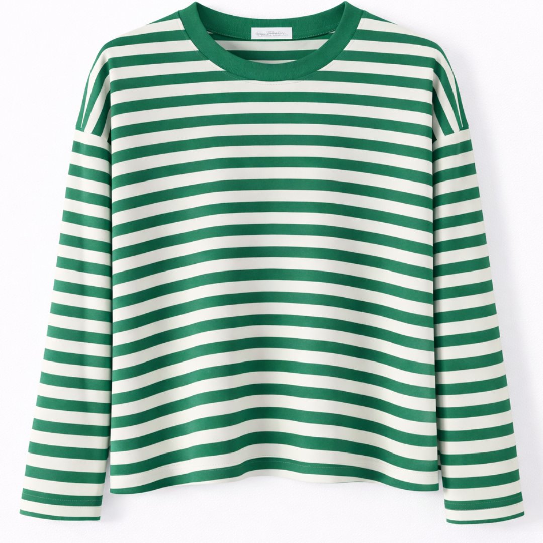 Pien Stripe Green/White