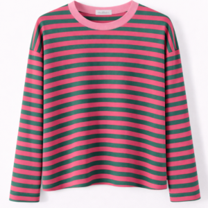 Pien Stripe Top Green/Pink