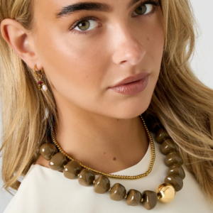 Kralenketting Dark Brown