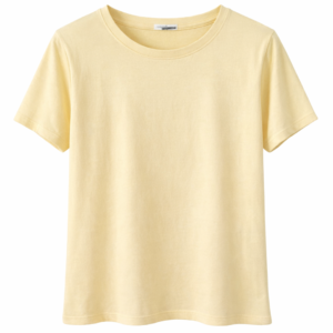 Basic T-shirt Butter Yellow