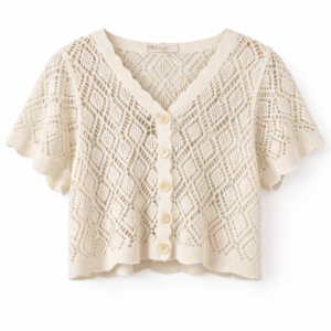 Crochet Top Beige