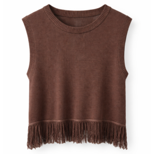 Fringle Top Brown