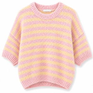 Stripe Top Yellow/Pink