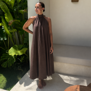 Halterjurk Ambika Brown