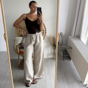 Ambika Linnen Pants Patty Beige