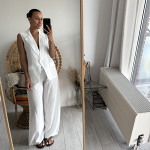 Ambika Linnen Pants White