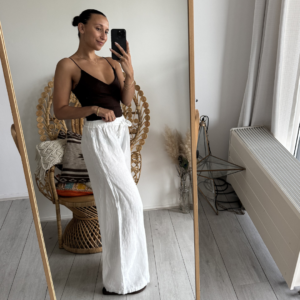 Ambika Linnen Pants White