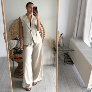 Linnen set Ambika Beige