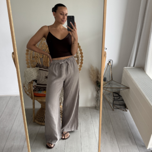 Ambika Linnen Pants Taupe