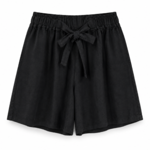 Linnen Short Black