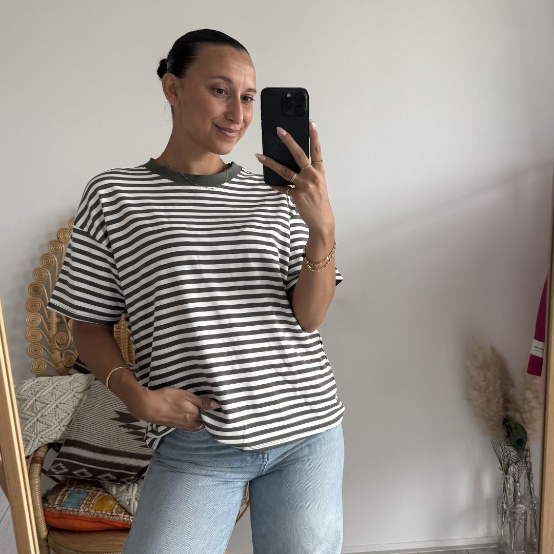 Pien Stripe Top SS