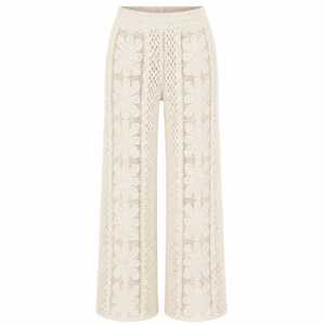 Crochet Pants Beige