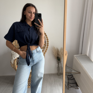 Ambika Linnen Ribbon Blouse