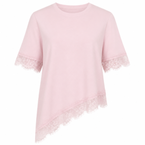 Lace T-shirt Pink
