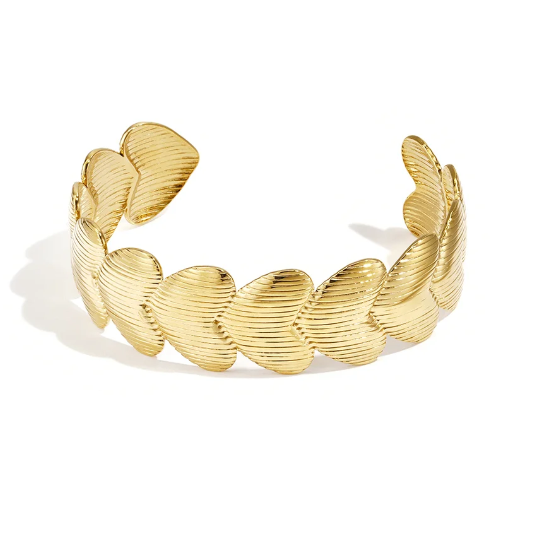 Striped Heart Bracelet