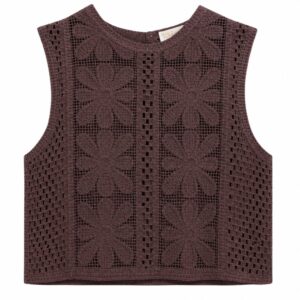Crochet Top Brown