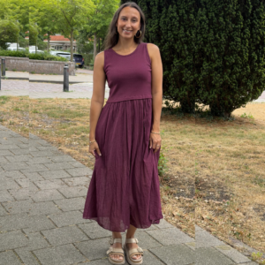 Luna Dress - Aubergine