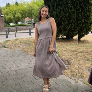 Luna Dress - Taupe