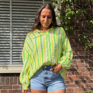 Fay Funky Blouse - Green Yellow