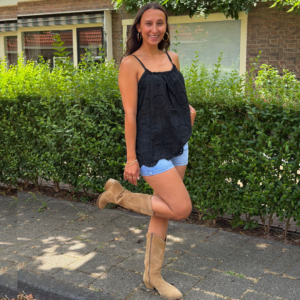Mina Broderie Top