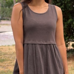 Luna Dress - Brown