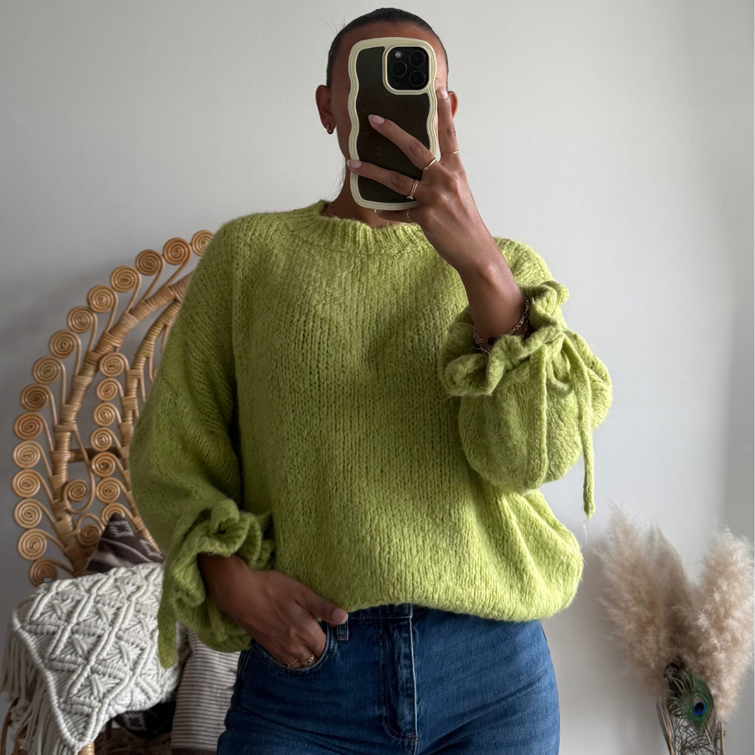 Ambika Liva Ruffle Green
