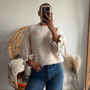 Ambika Liva Knit Ruffle
