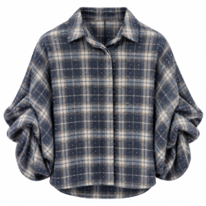 Houthakkersblouse Navy