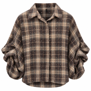 houthakkersblouse Brown