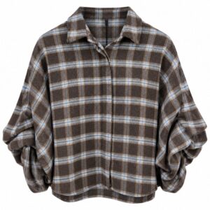 Blouse Brown/Blue
