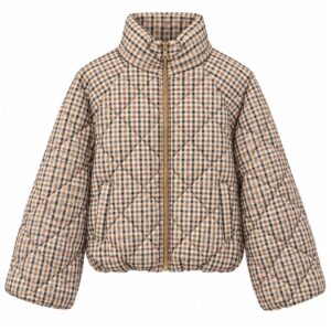 Geblokte jas puffer jacket