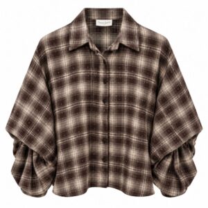 Houthakkers blouse Brown